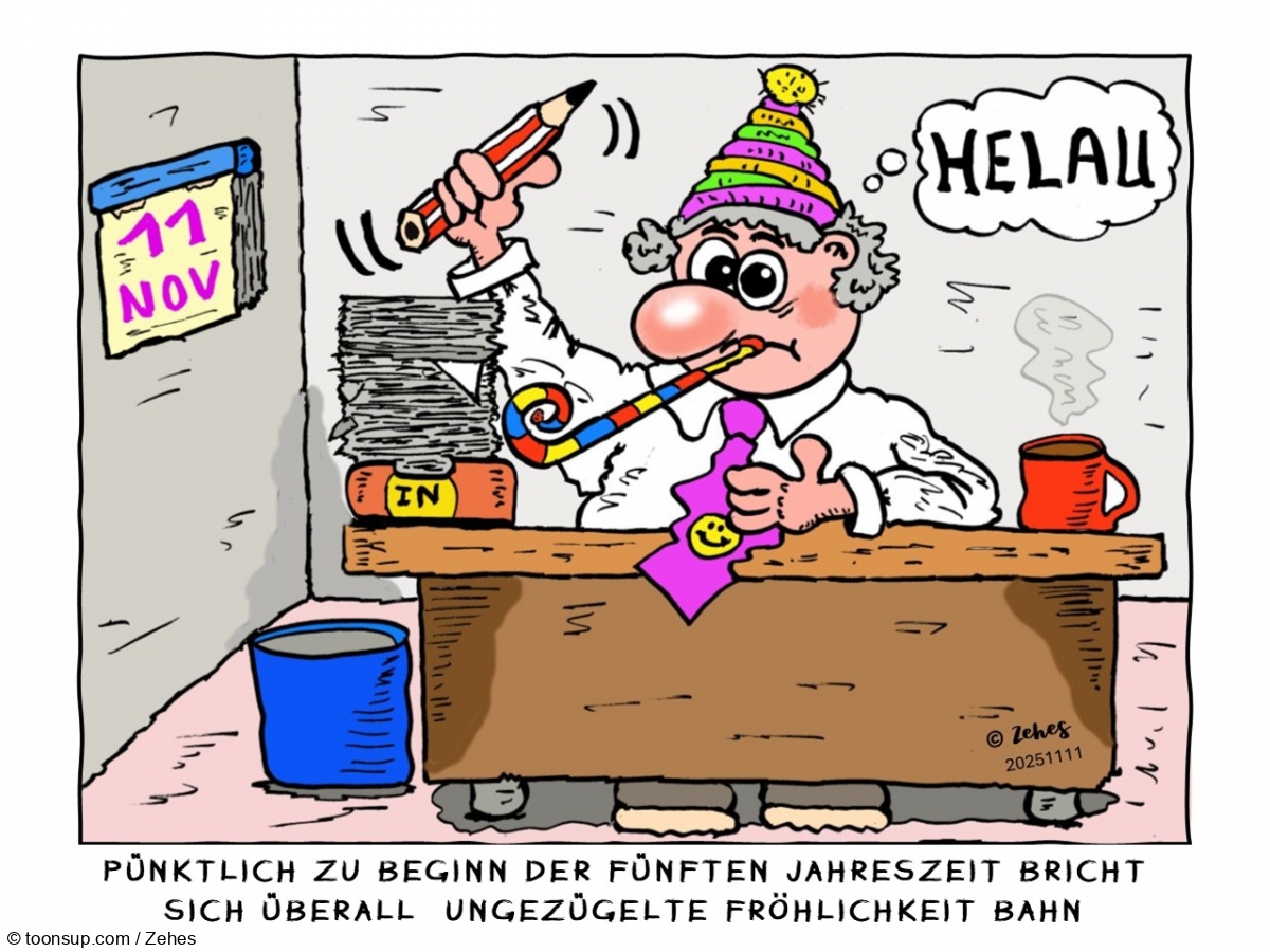 Cartoon: Es ist wieder soweit 1