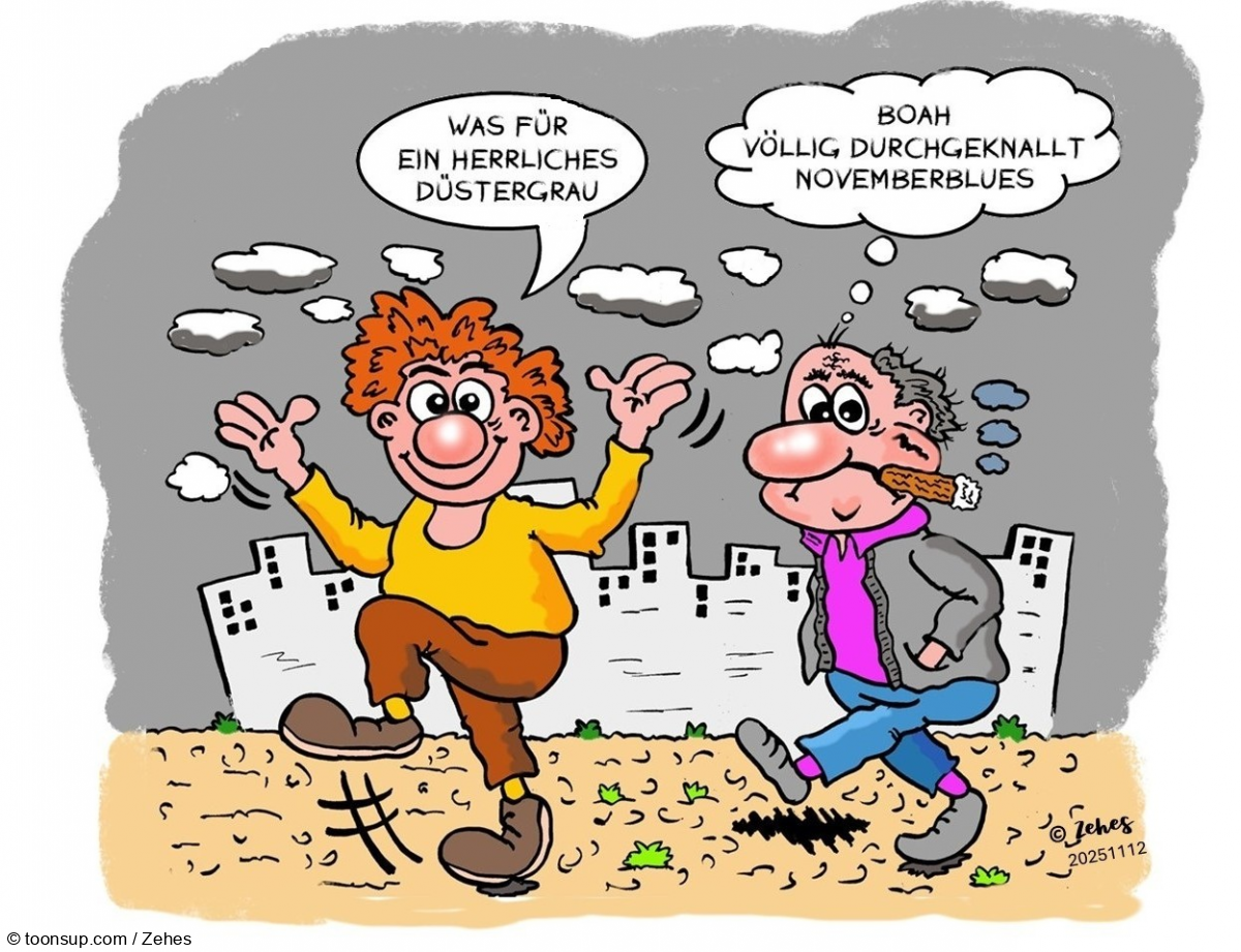 Cartoon: Novemberblues 1