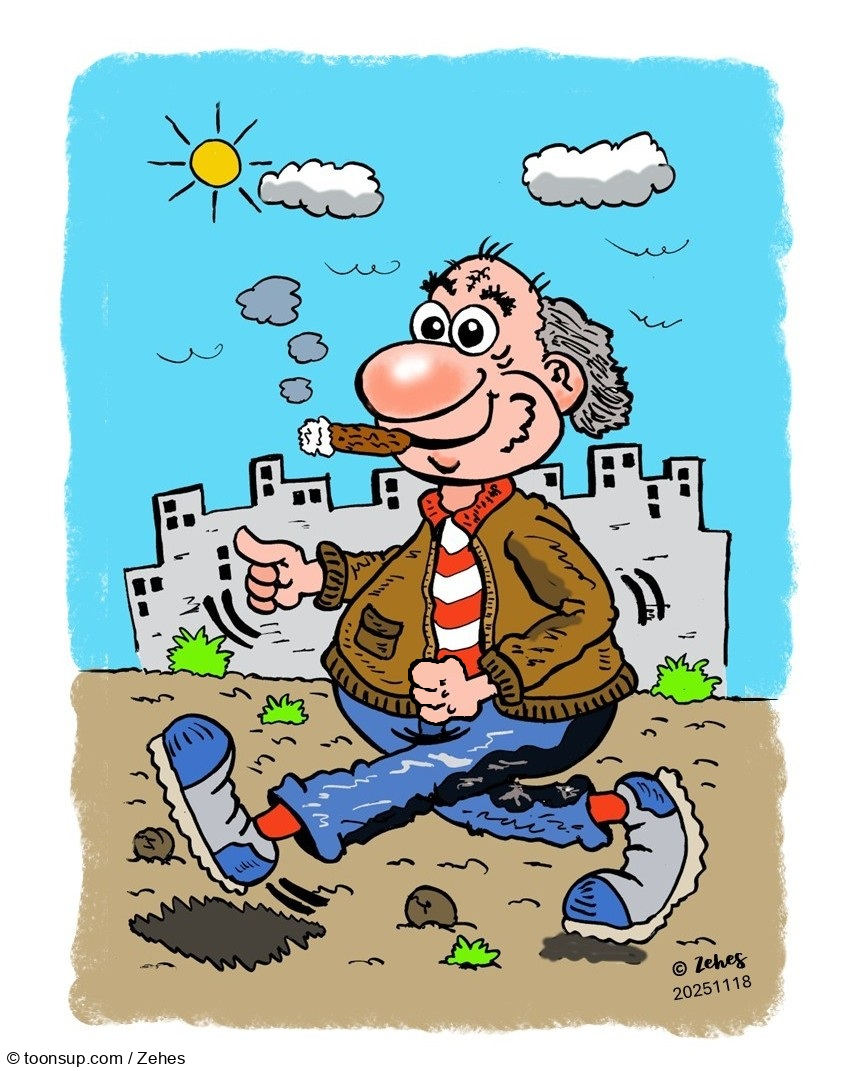 Cartoon: Draussen unterwegs 1