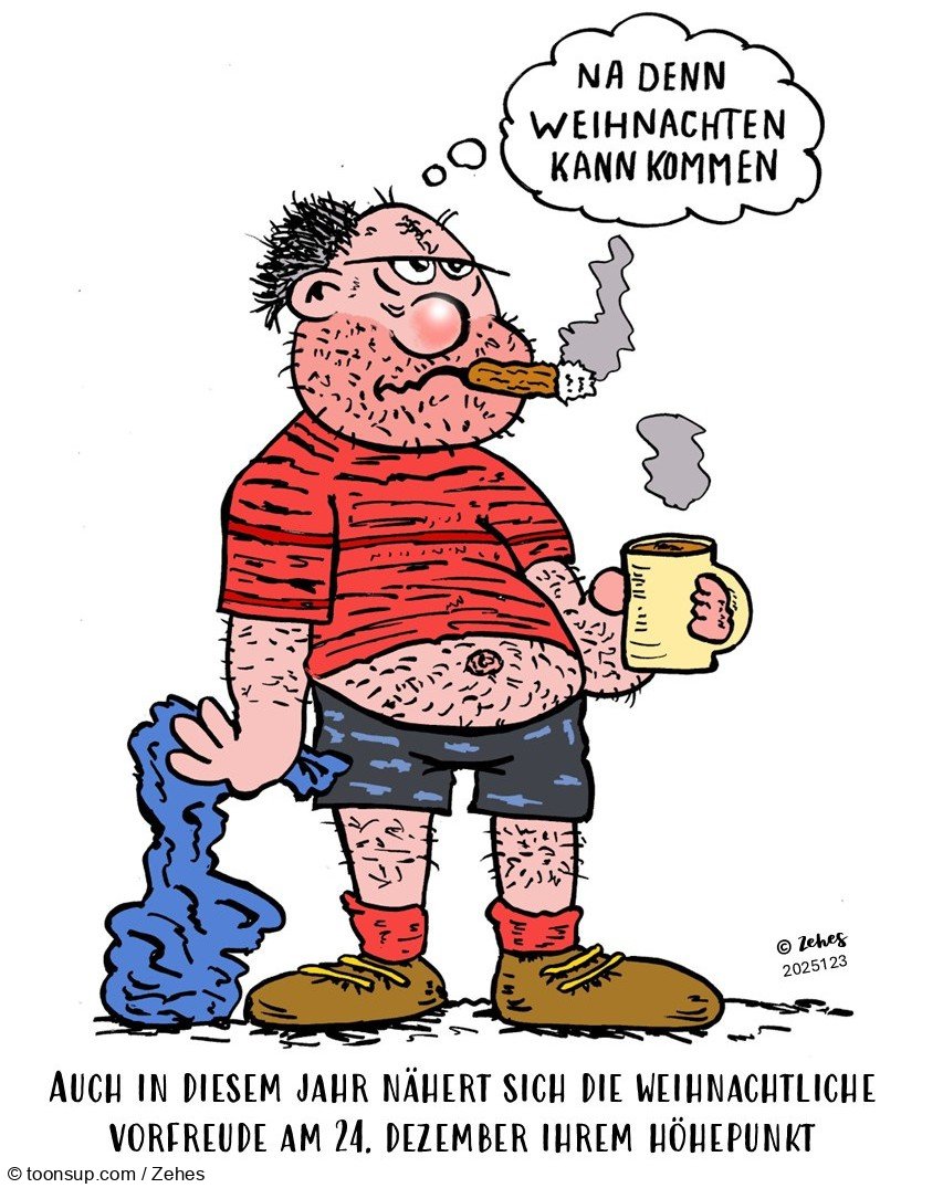 Cartoon: Es geht los 1