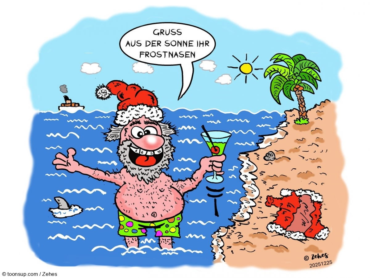 Cartoon: Hat er sich verdient 1