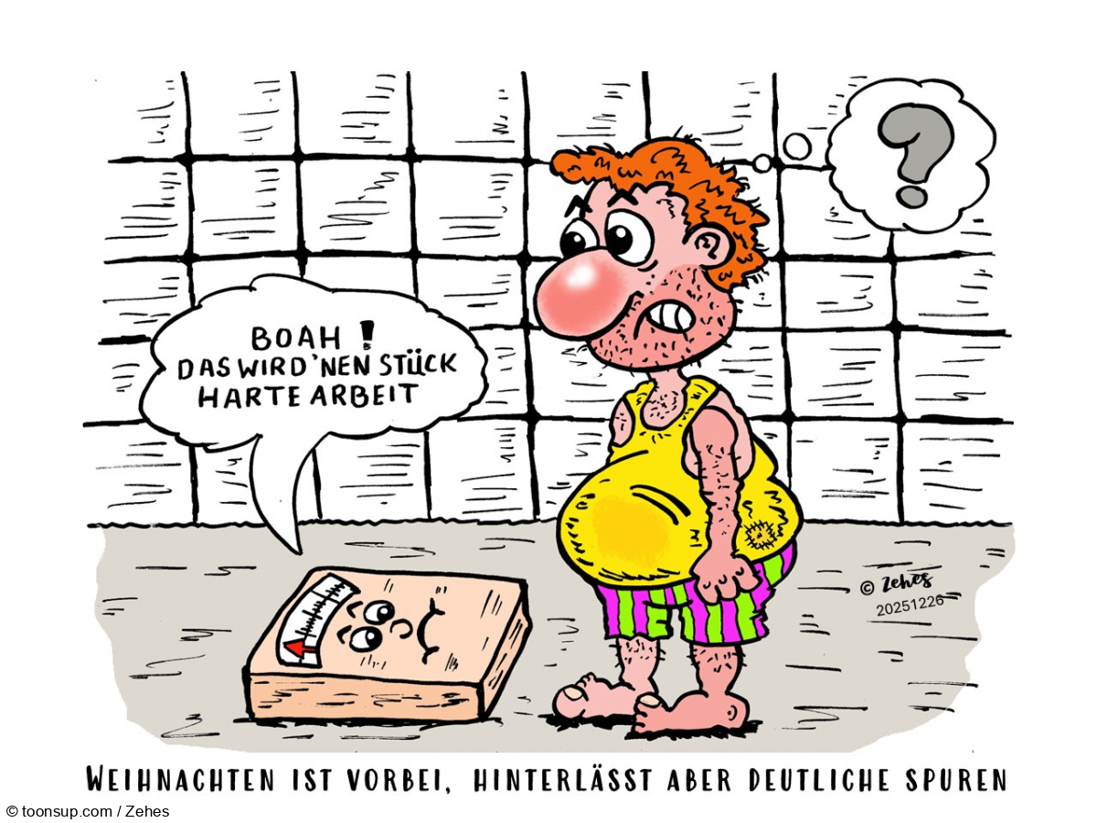 Cartoon: Weihnachten ist vorbei ... 1