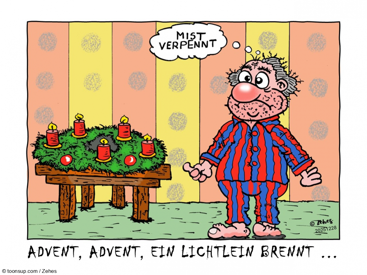 Cartoon: Schönen 5. Advent 1