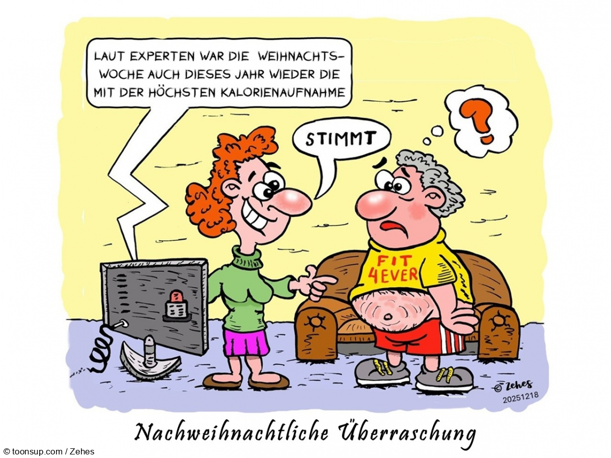 Cartoon: Weihnachten ist vorbei ... 1