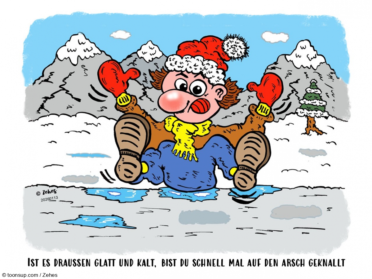 Cartoon: Winterreim 1