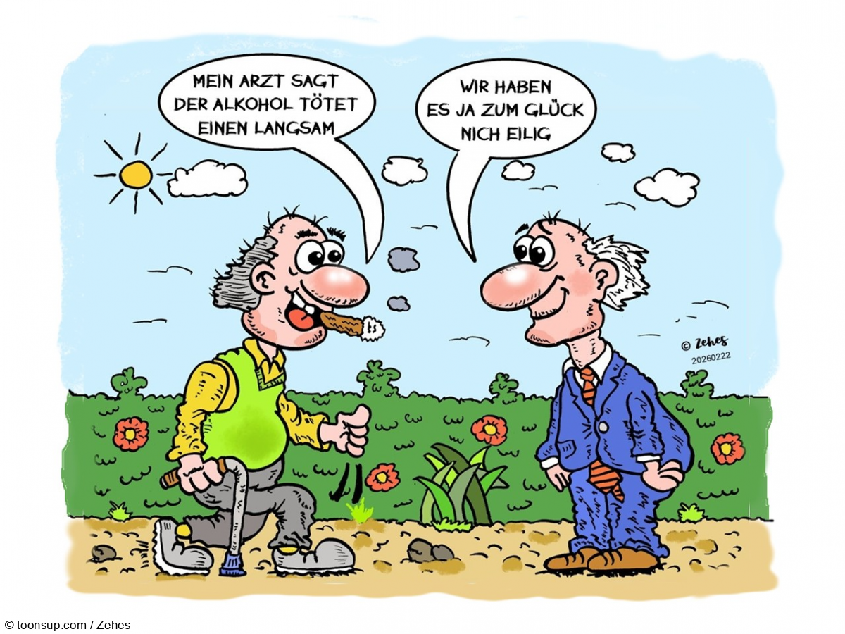 Cartoon: Hinweis vom Onkel Doktor 1