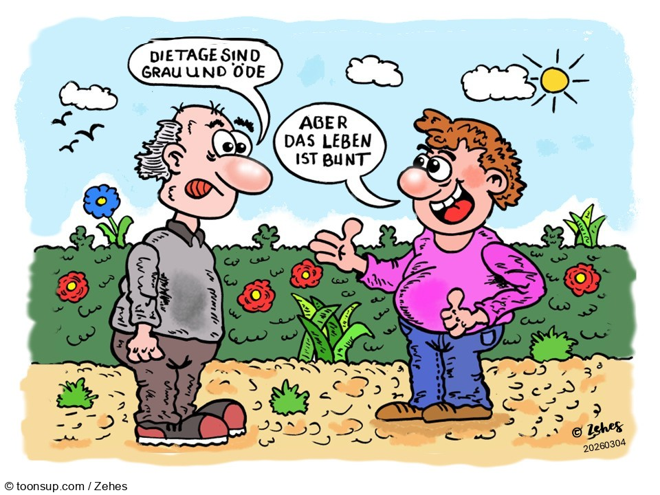 Cartoon: Sichtweisen 1