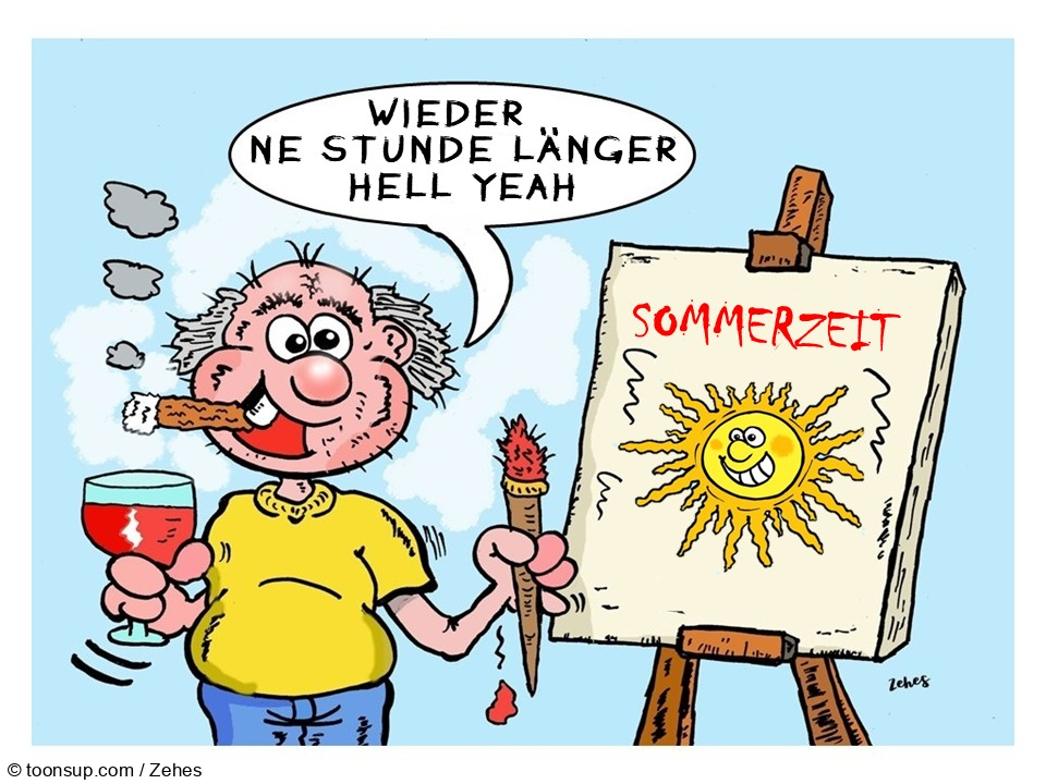 Cartoon: Aufgepasst heute 1