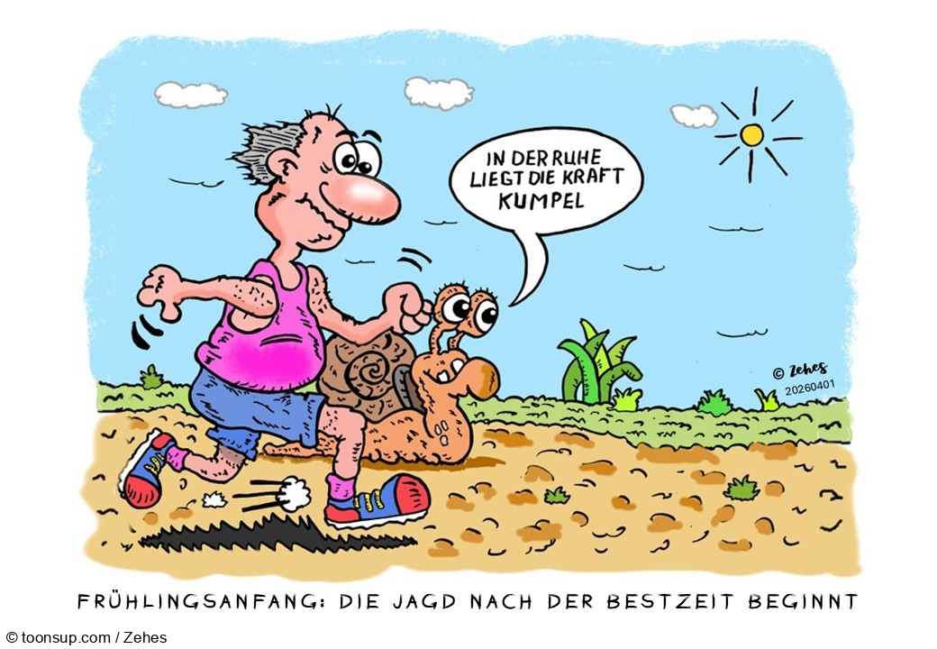 Cartoon: Es geht wieder los 1