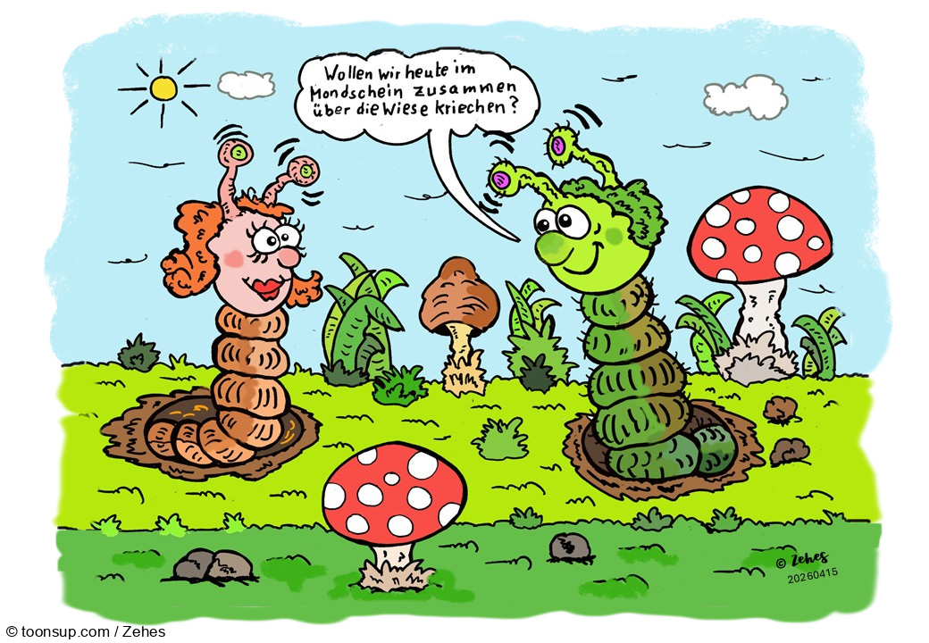 Cartoon: Frühlingsgefühle 1