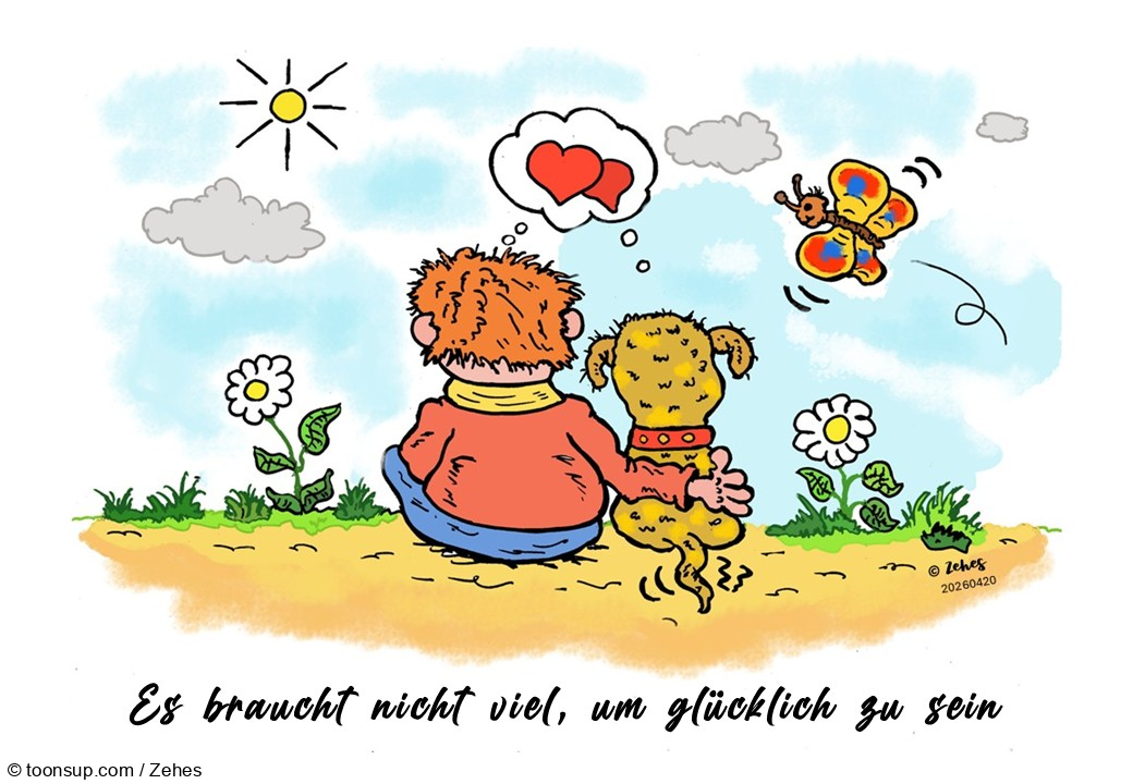 Cartoon: Glücklich sein 1