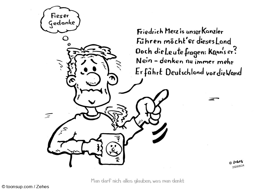 Cartoon: Kleiner Reim 1