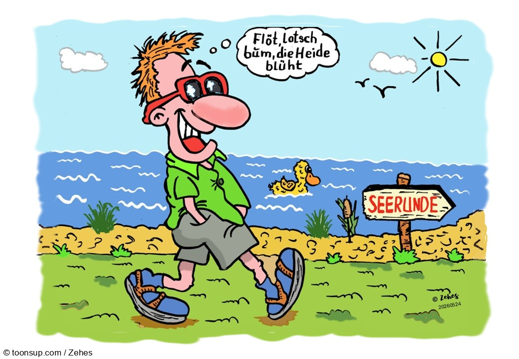 Cartoon: Raus ins Grüne 1