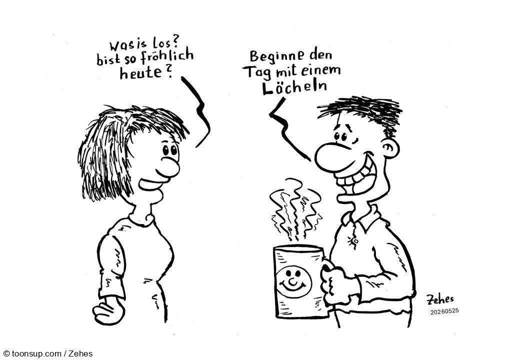 Cartoon: Lächeln 1