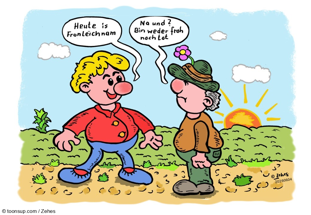 Cartoon: Heutiger Feiertag 1