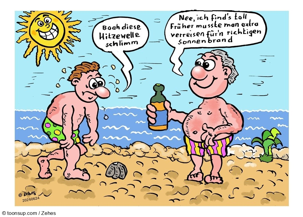 Cartoon: Hitzewelle 1