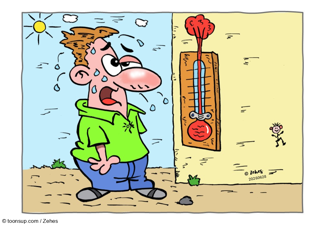 Cartoon: Hitzerekord 1