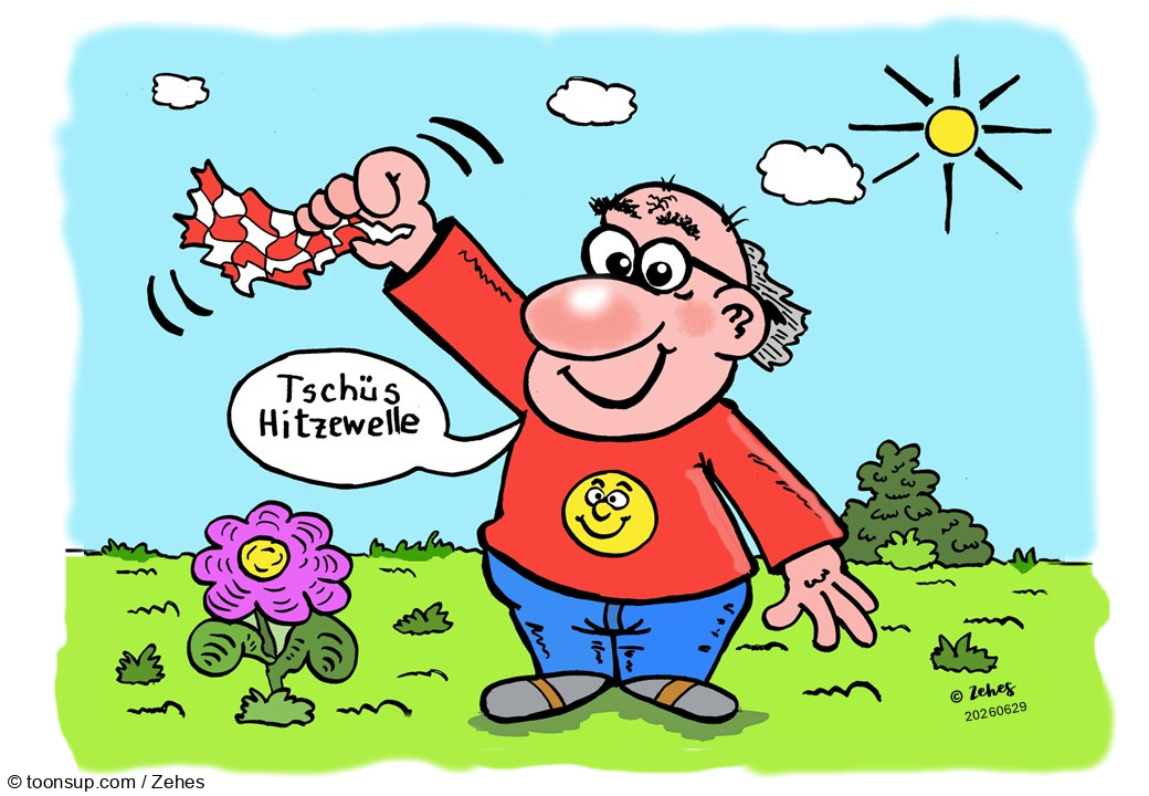 Cartoon: Tschüs 1