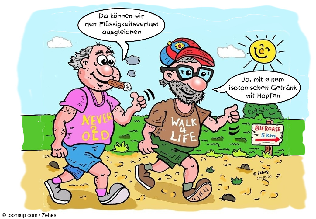 Cartoon: walking 1