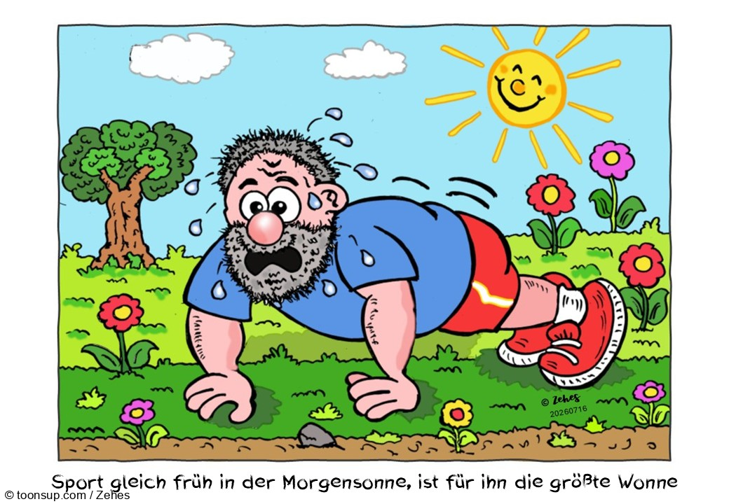 Cartoon: Sommer und Sport 1