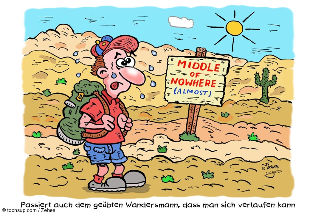 Cartoon: Dumm gelaufen 1
