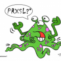 Fröhlich grüßt das kleine Monster