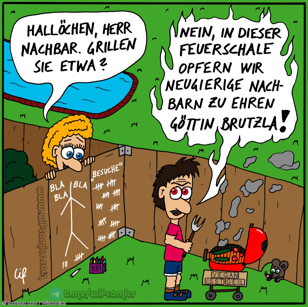 Cartoon: Die Grillsaison ist eröffnet! 1
