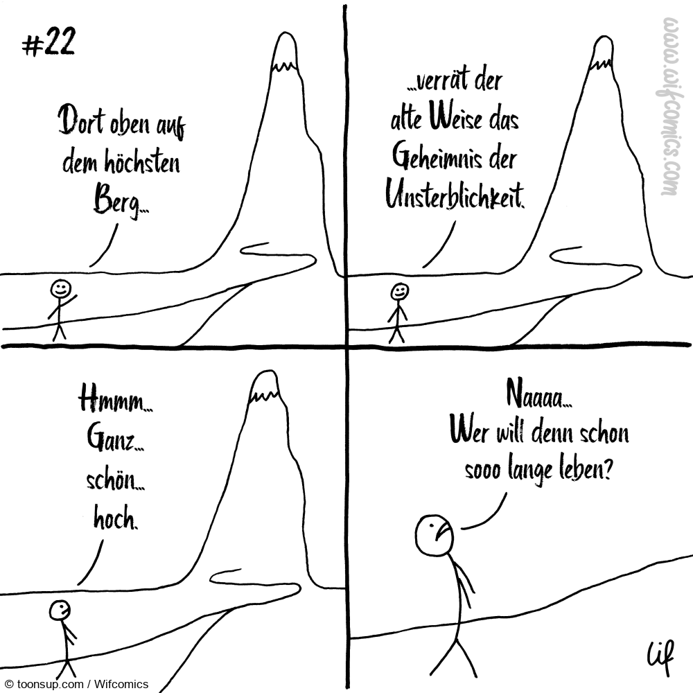 Comic: Schwarze Striche #22 1