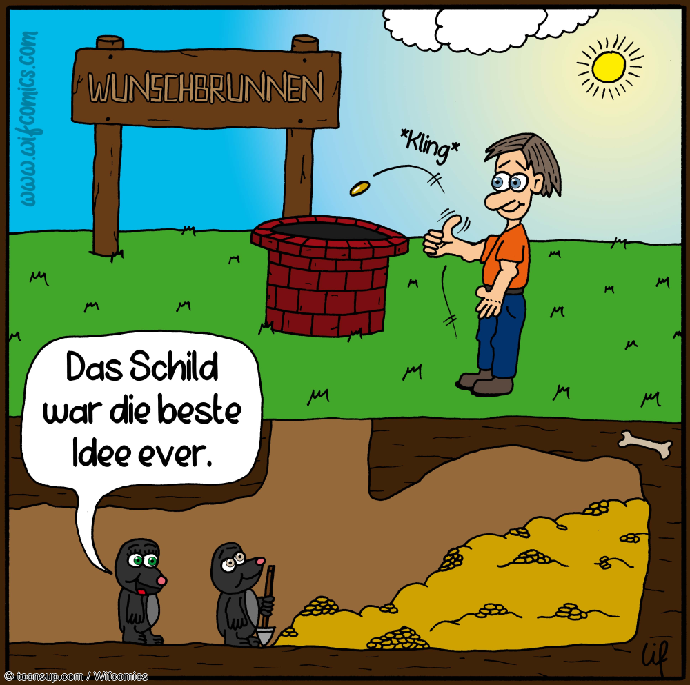 Cartoon: Der Wunschbrunnen 1