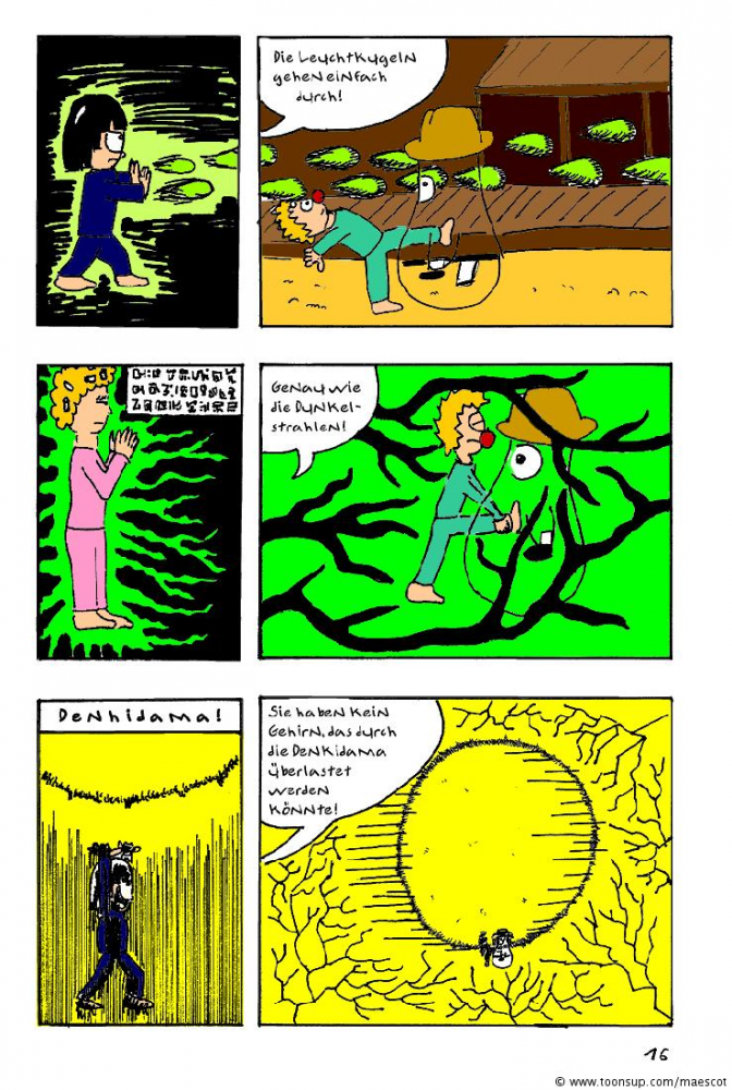 Comic: Der Schlafanzug Boy 357 - Planet der Glibbermonsterzivilisation 16