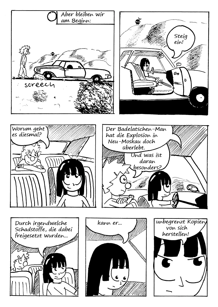 Comic: Der Schlafanzug-Boy im Tal der tausend Tode 2