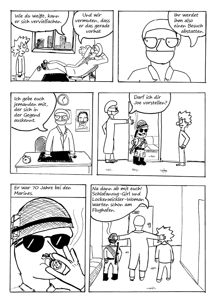 Comic: Der Schlafanzug-Boy im Tal der tausend Tode 4