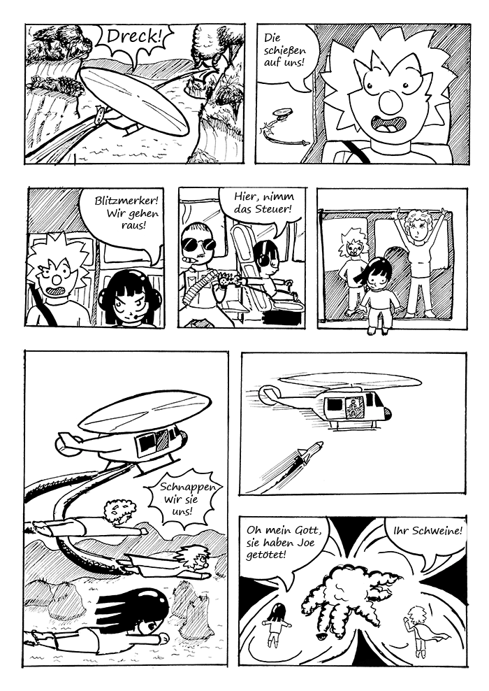 Comic: Der Schlafanzug-Boy im Tal der tausend Tode 7