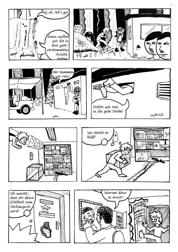 Comic: Der Schlafanzug-Boy im Tal der tausend Tode 12