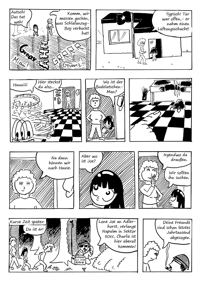 Comic: Der Schlafanzug-Boy im Tal der tausend Tode 19