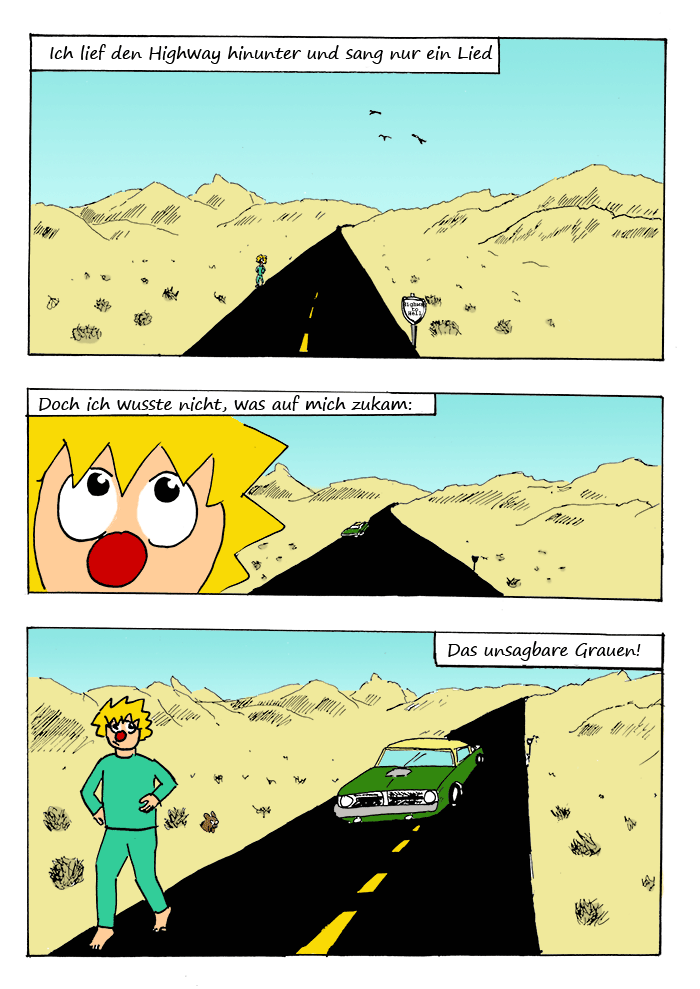 Comic: Das Tal der Tausend Tode in Farbe 1