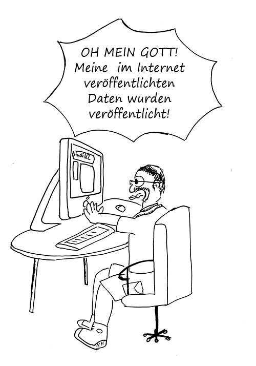 Cartoon: Datenklau 1