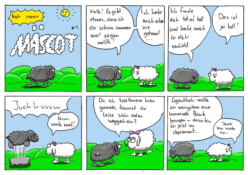 Comic: Mäscot #1 in Bunt #3 1
