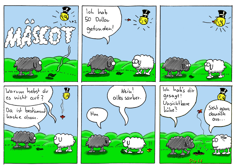 Comic: #2 Mäscot in bunt 1