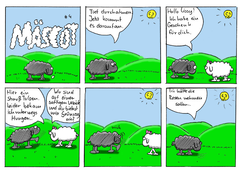 Comic: Mäscot #4 in Bunt 1