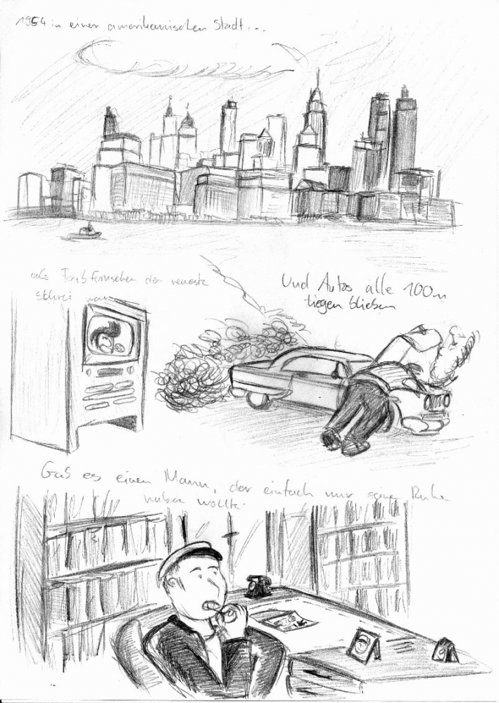Comic: Neue Serie Erster Versuch 1