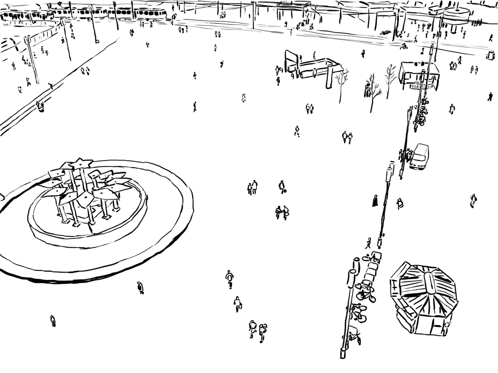 Illustration: Berlin Alexanderplatz 1
