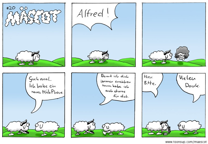Comic: MähPhone die Vierte - Mäscot #20 1