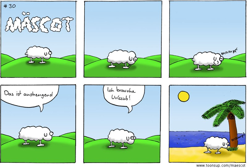 Comic: Urlaub - Mäscot #30 1