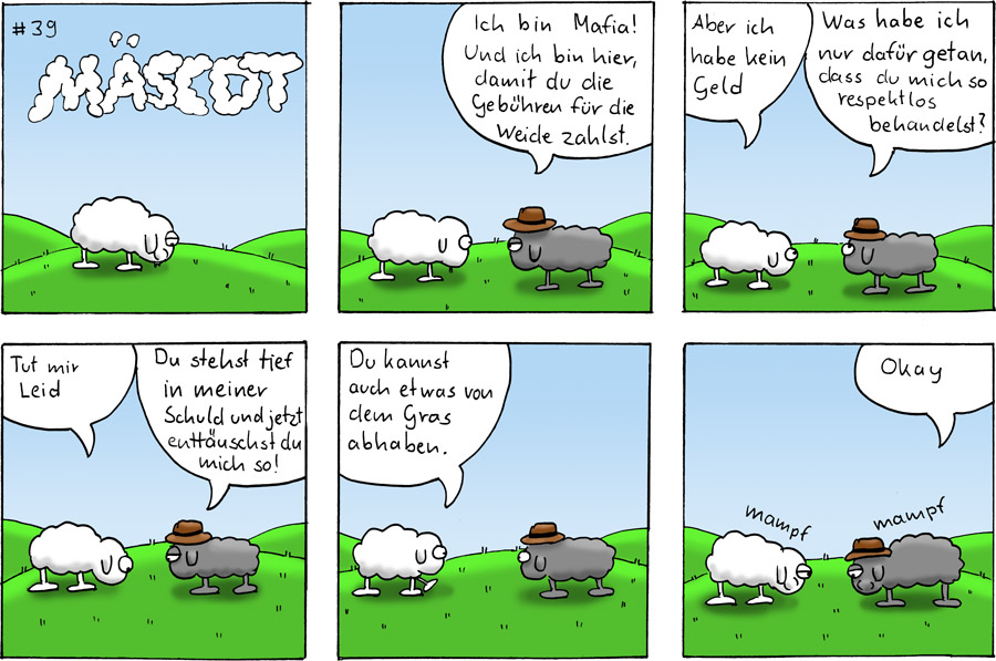 Comic: Schutzgeld - Mäscot #39 1