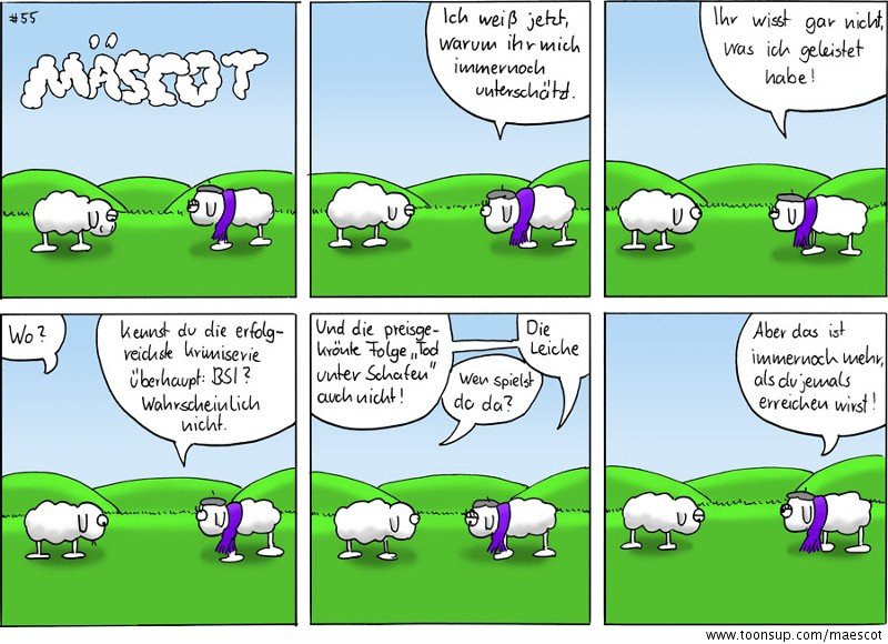 Comic: Leistung - Mäscot #55 1