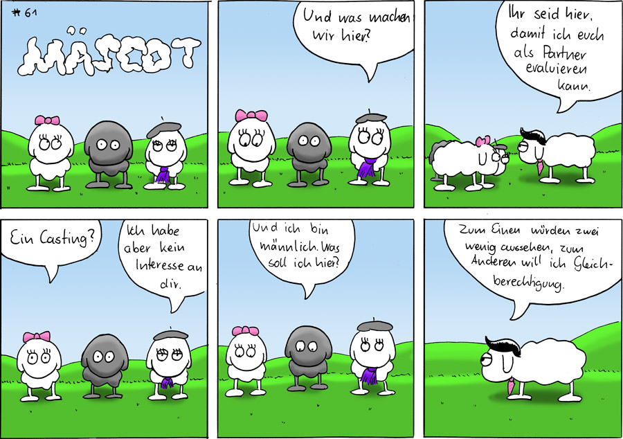 Comic: Evaluierung - Mäscot #61 1