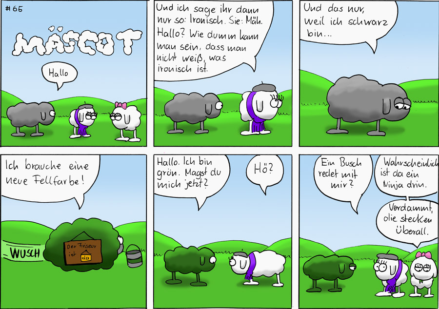 Comic: Ninjas - Mäscot #65 1