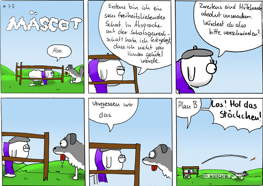 Comic: Argumente  Mäscot #75 1