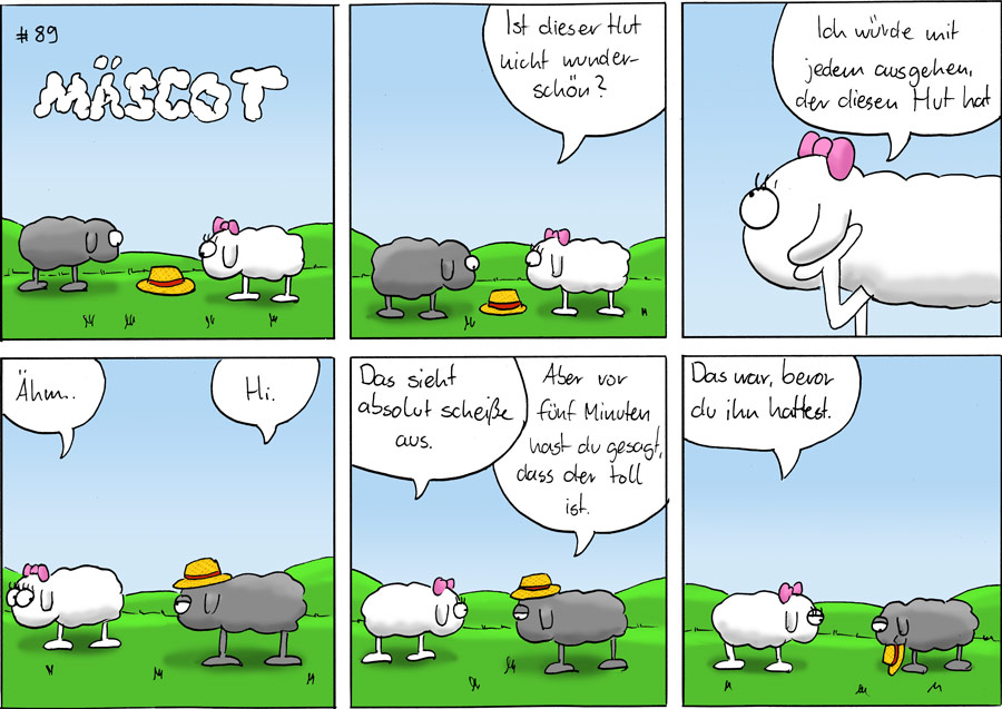 Comic: Strohhut - Mäscot #89 1
